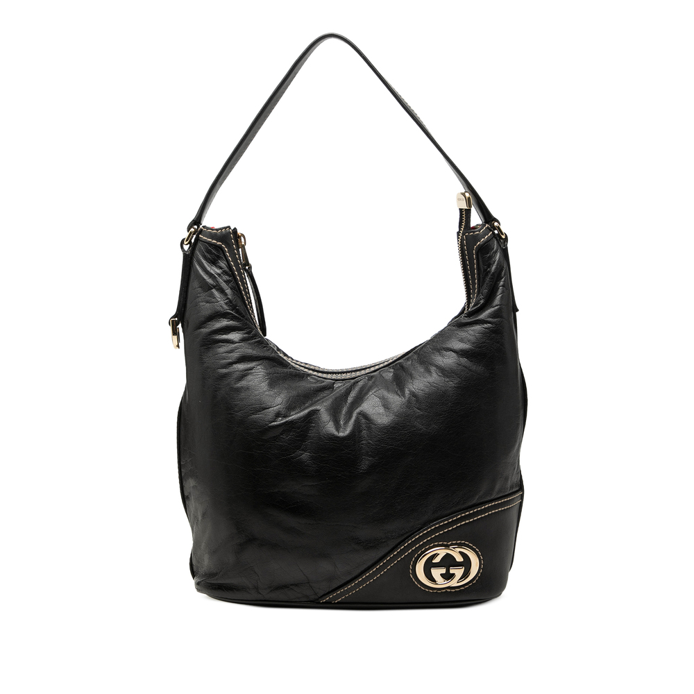 Pre-Loved Gucci Calfskin New Britt Shoulder Bag